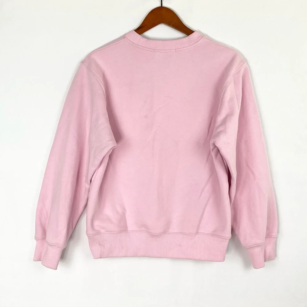 Petra Collin’s Ssense Exclusive Pink Help Sweatshirt‎ Cotton Blend Fleece